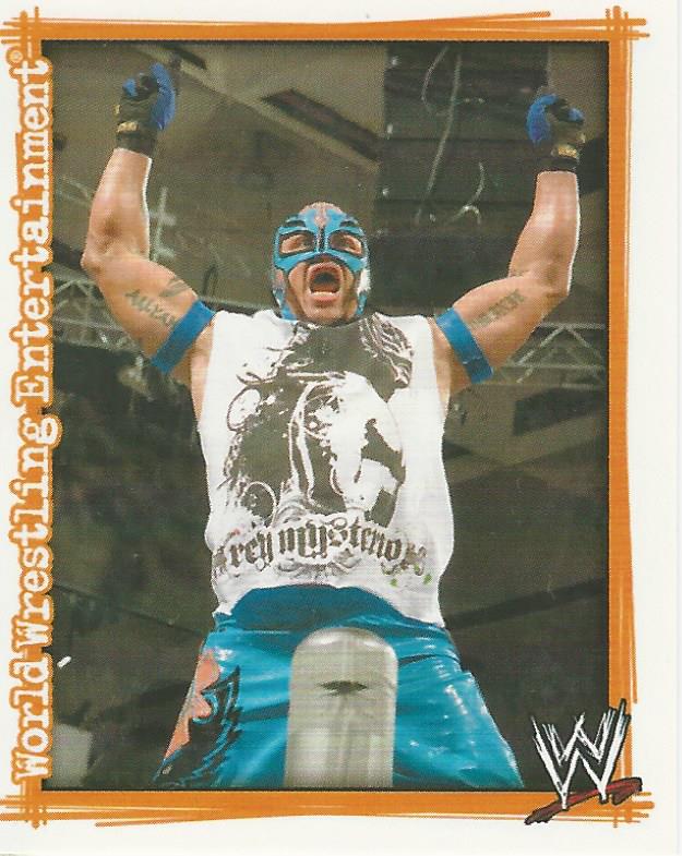 WWE Topps Superstars Uncovered 2007 Sticker Rey Mysterio #115