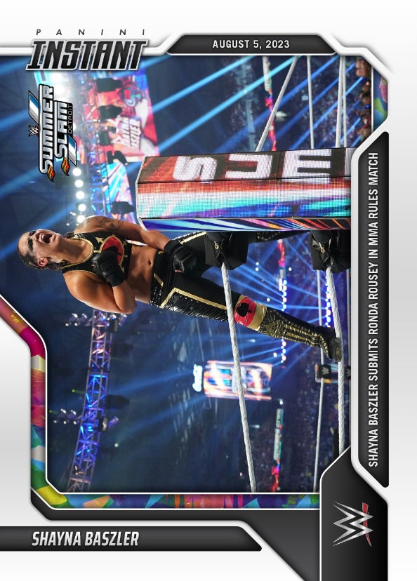Shayna Baszler – Shayna Baszler Submits Ronda Rousey in MMA Rules Match trading card PW Catalog