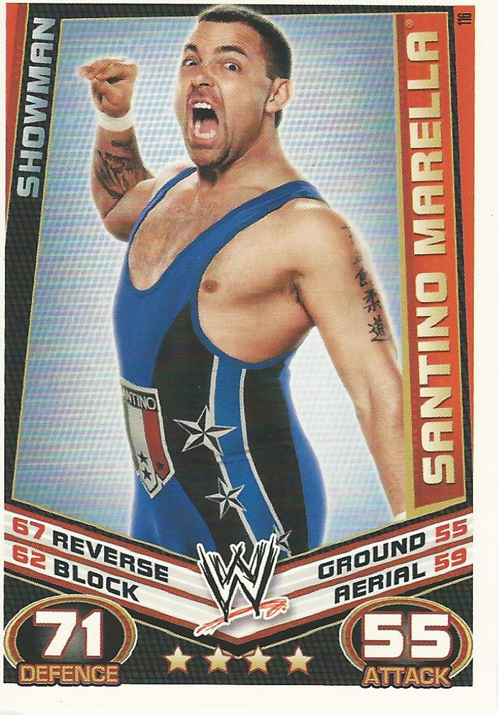 WWE Topps Slam Attax Rebellion 2012 Santino Marella #116