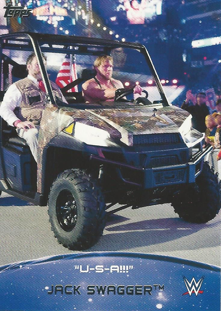 WWE Topps 2015 Jack Swagger USA 6 of 10 trading card PW Catalog