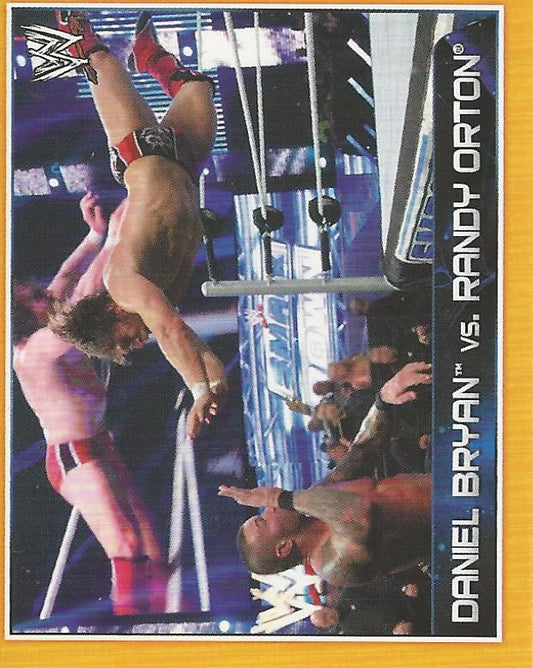 WWE Topps A-Z Sticker Collection 2014 Daniel Bryan vs Randy Orton #116