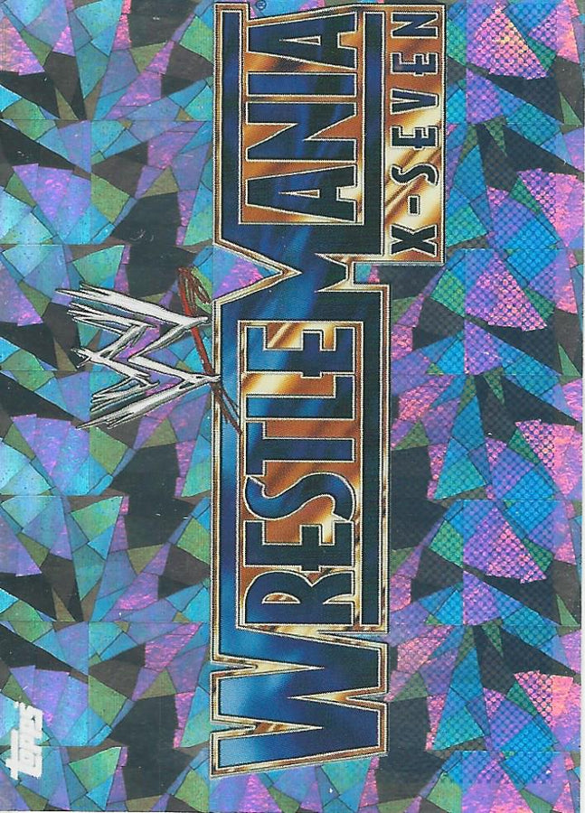 WWE Topps Road to Wrestlemania Stickers 2021 Logo #116