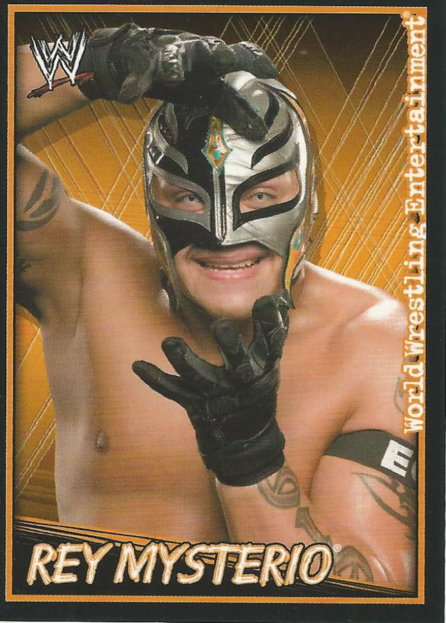 WWE Topps Superstars Uncovered 2007 Sticker Rey Mysterio #116