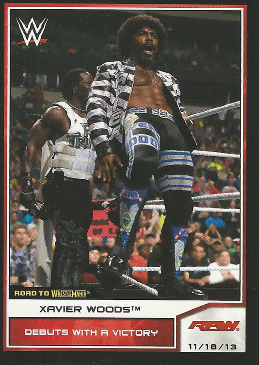 WWE Topps Road to Wrestlemania 2014 Xavier Woods #56