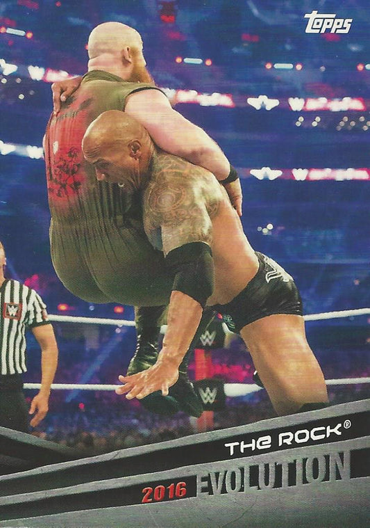WWE Topps 2018 The Rock E16 trading card PW Catalog