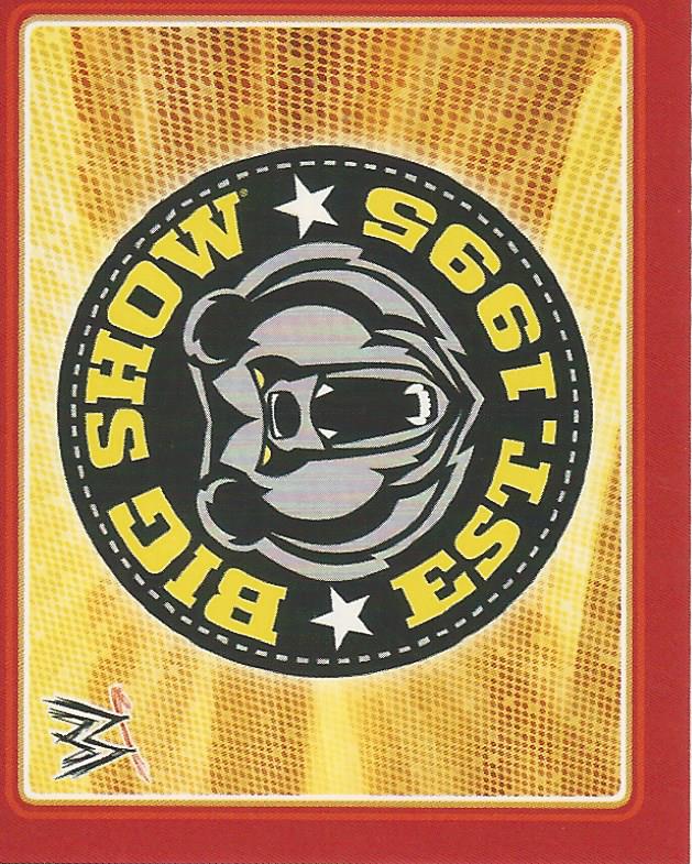 WWE Topps Icons 2013 Sticker Big Show #116