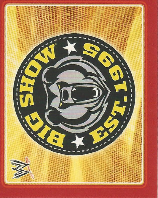 WWE Topps Icons 2013 Sticker Big Show #116
