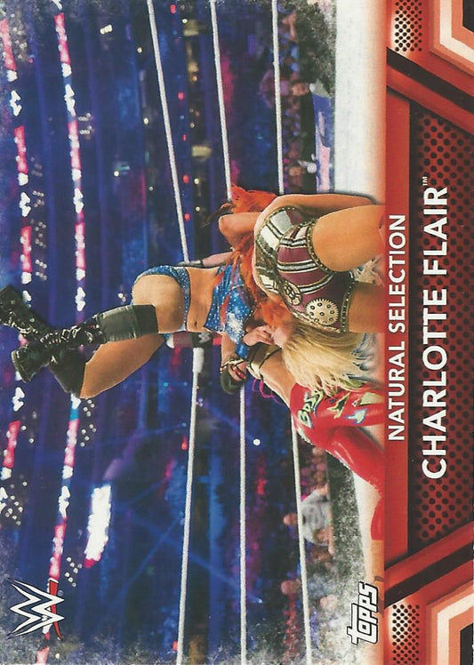 WWE Topps Women Division 2017 Charlotte Flair F24 trading card PW Catalog
