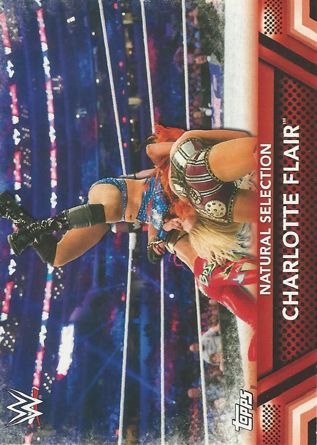 WWE Topps Women Division 2017 Charlotte Flair F24 trading card PW Catalog