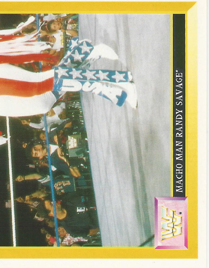 WWF Merlin Sticker 1994 Macho Man Randy Savage #116
