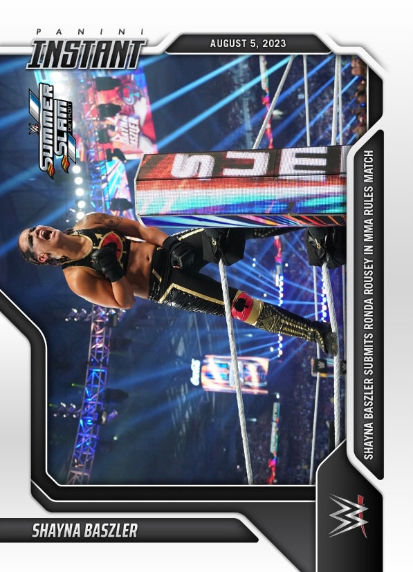 Shayna Baszler – Shayna Baszler Submits Ronda Rousey in MMA Rules Match trading card PW Catalog
