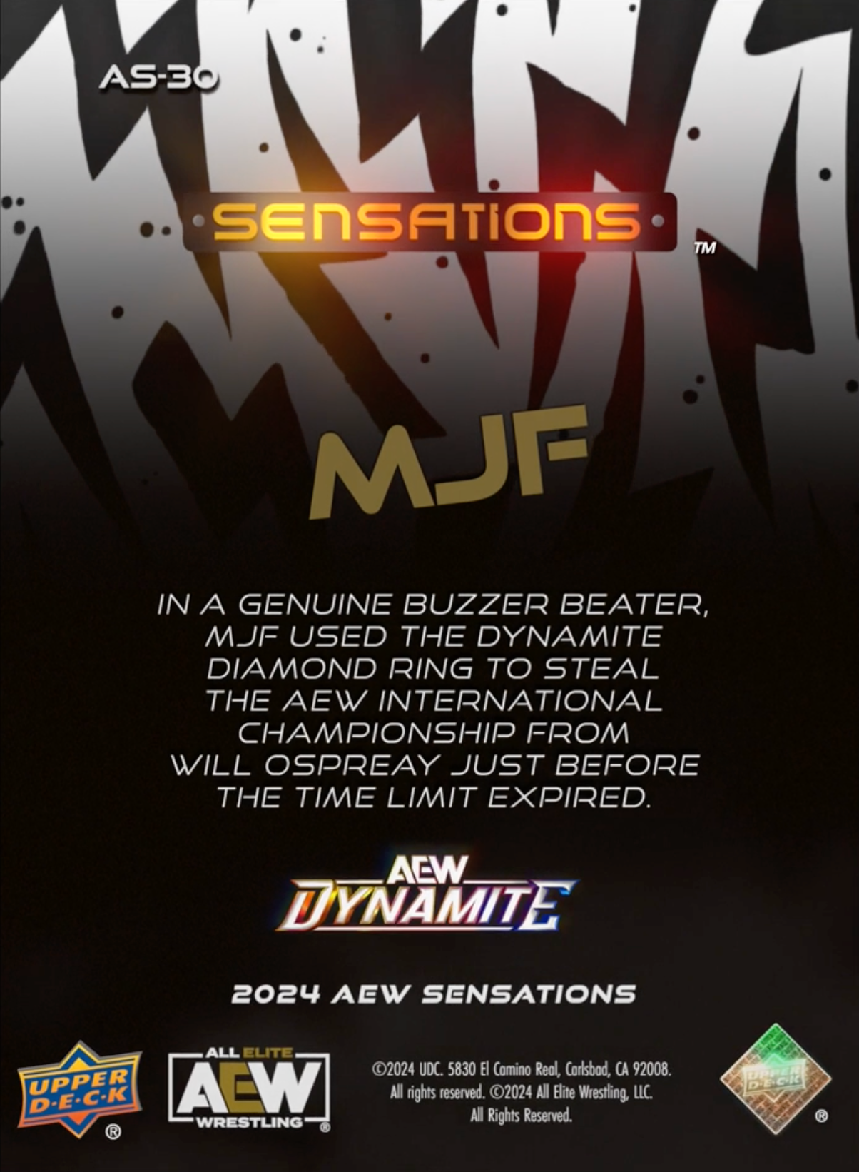 7/17/24 – MJF – MJF Wins the AEW International Championship in Marathon Match