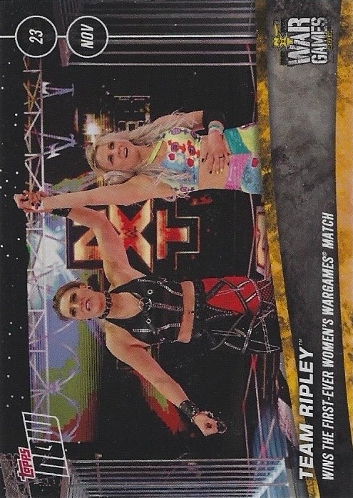 Team Ripley Wins the First-Ever Women’s Wargames Match trading card PW Catalog