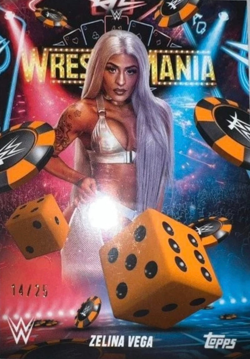 Zelina Vega trading card PW Catalog