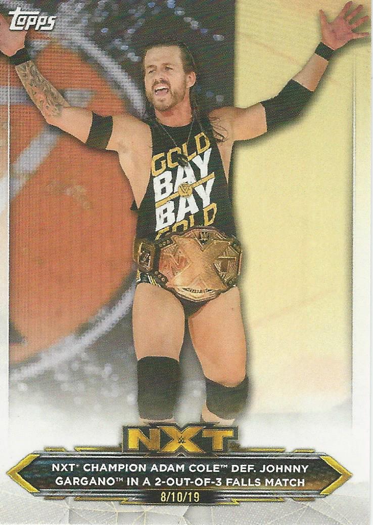 WWE Topps NXT 2020 Adam Cole #17