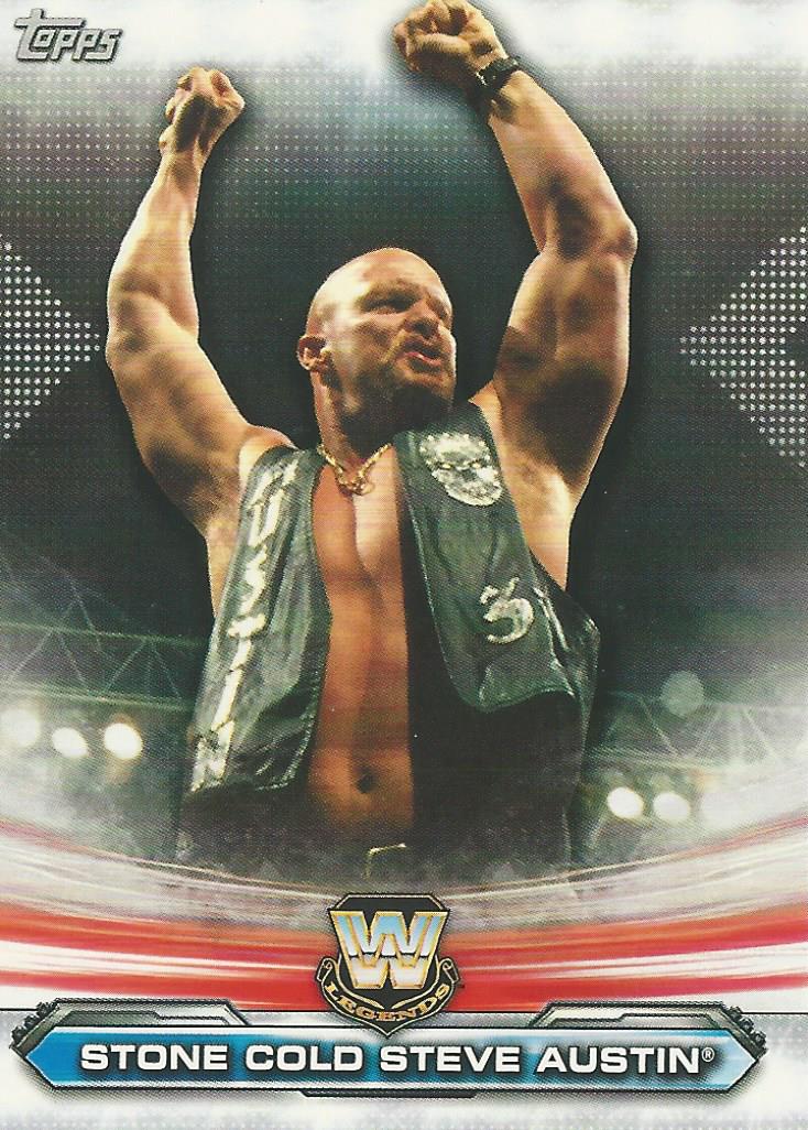 WWE Topps Raw 2019 Stone Cold Steve Austin LR-17 trading card PW Catalog