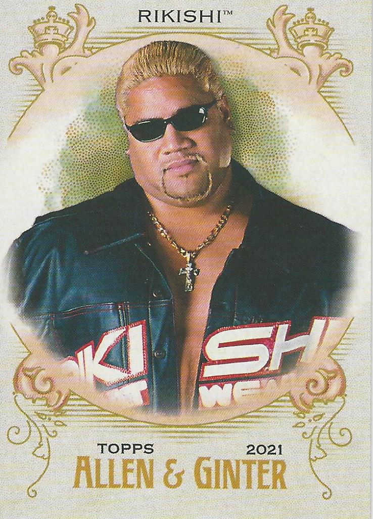 WWE Topps Heritage 2021 Rikishi AG-17 trading card PW Catalog