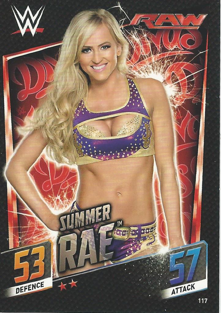 WWE Topps Slam Attax 2015 Then Now Forever Summer Rae #117