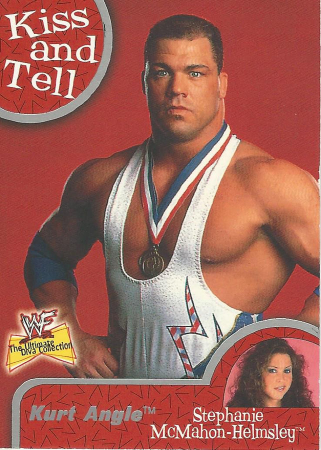 WWF Fleer Ultimate Diva Collection 2001 Kurt Angle KT 2 of 12 trading card PW Catalog
