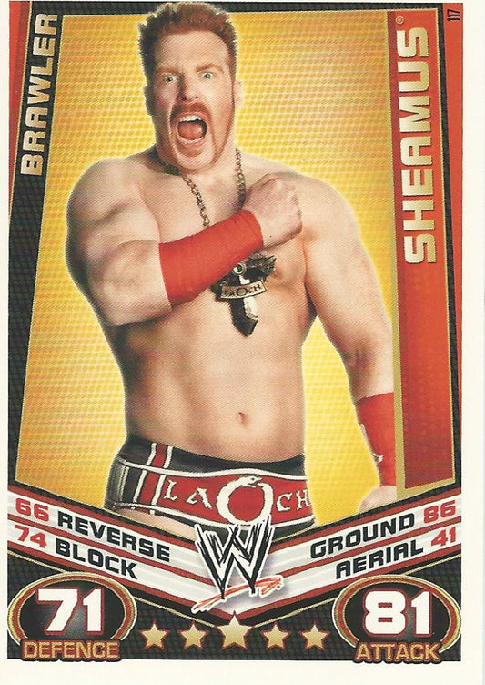 WWE Topps Slam Attax Rebellion 2012 Sheamus #117