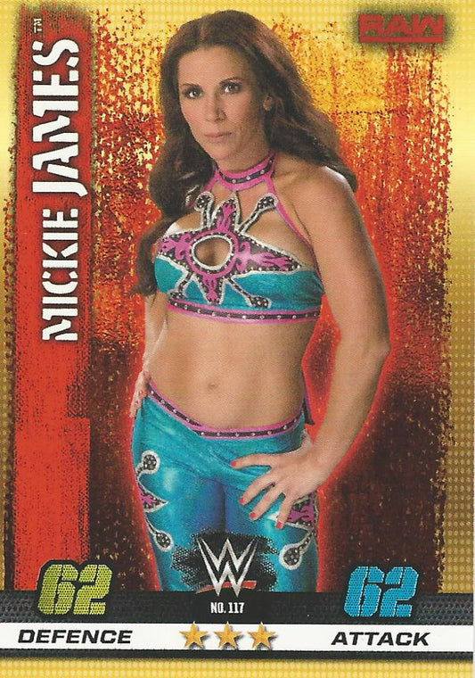 WWE Topps Slam Attax 10th Edition 2017 Mickie James #117