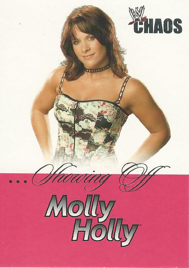 WWE Fleer Chaos 2004 Molly Holly SO 7 of 16 trading card PW Catalog