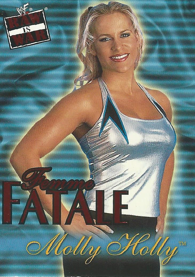 WWF Fleer Raw 2001 Molly Holly Femme Fatale 17 of 20 trading card PW Catalog