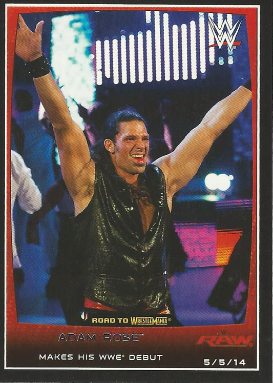 WWE Topps Road to Wrestlemania 2015 Adam Rose #17