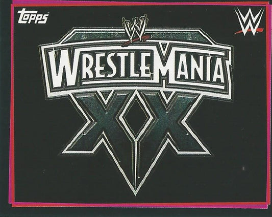WWE Topps Road to WrestleMania Stickers 2021 Logo #117