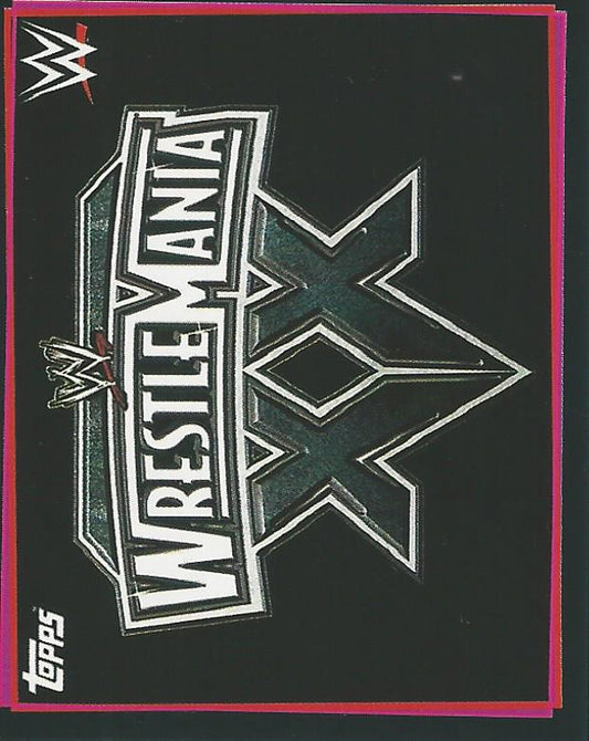 WWE Topps Road to Wrestlemania Stickers 2021 Logo #117
