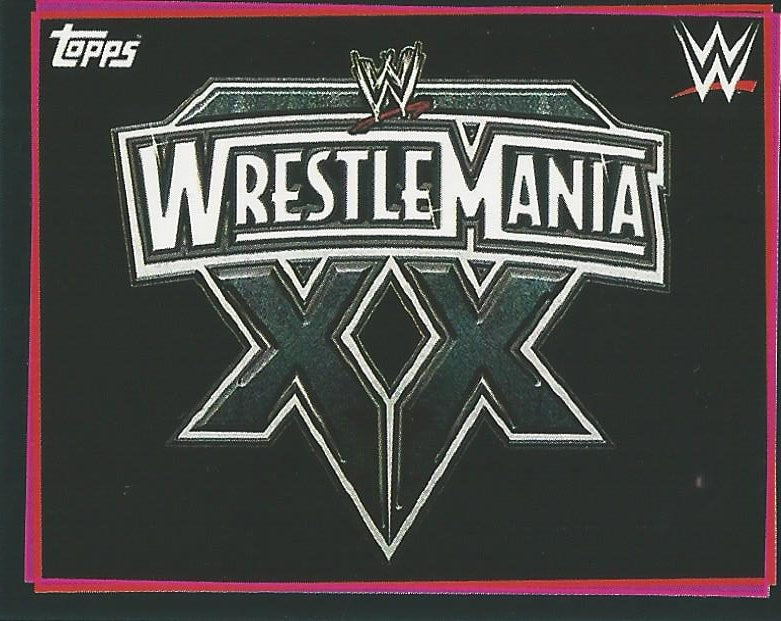 WWE Topps Road to WrestleMania Stickers 2021 Logo #117