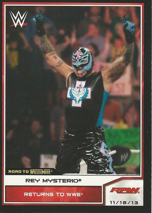 WWE Topps Road to Wrestlemania 2014 Rey Mysterio #57