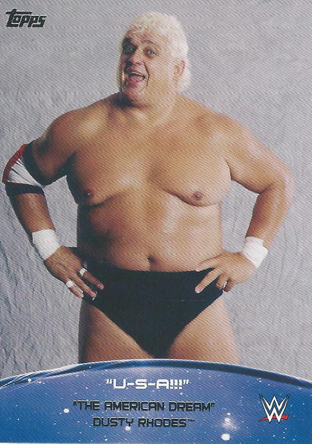 WWE Topps 2015 Dusty Rhodes USA 7 of 10 trading card PW Catalog
