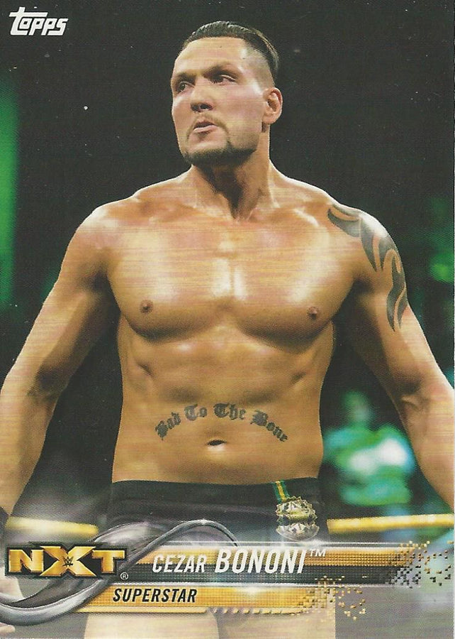 WWE Topps Then Now Forever 2018 Cezar Bononi #117