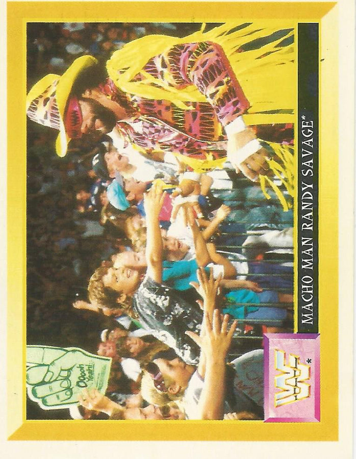WWF Merlin Sticker 1994 Macho Man Randy Savage #117