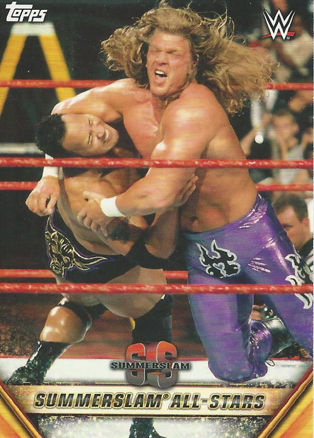 WWE Topps Summerslam 2019 Triple H HHH MSS-17 trading card PW Catalog