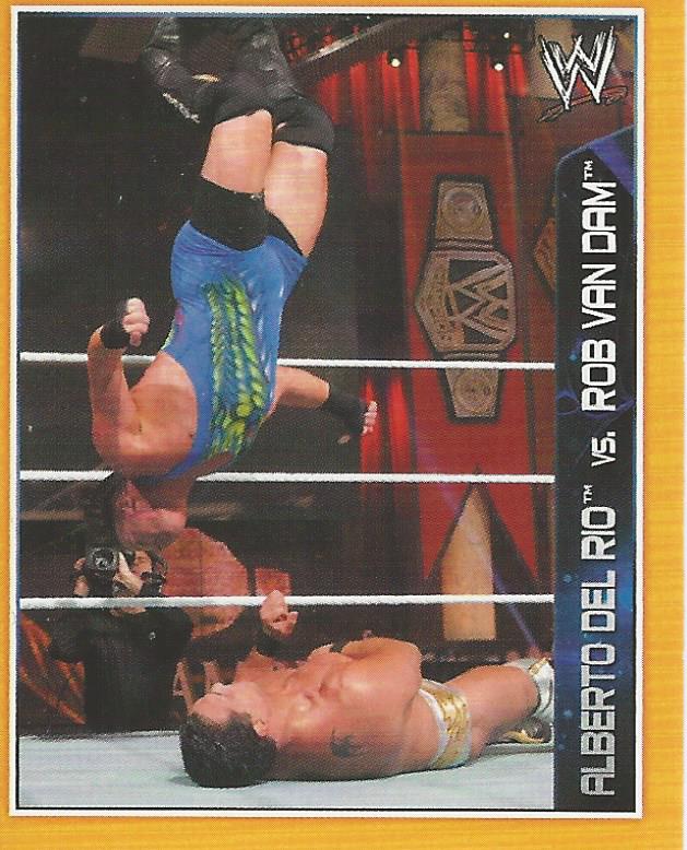 WWE Topps A-Z Sticker Collection 2014 Rob Van Dam #117