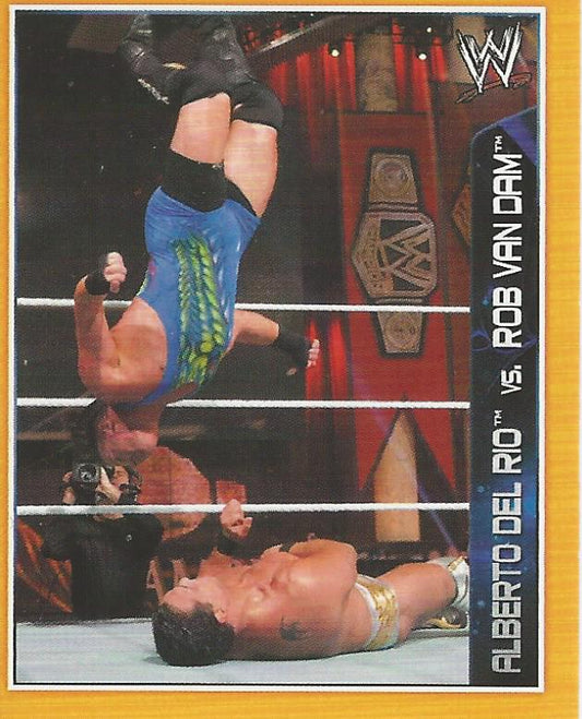 WWE Topps A-Z Sticker Collection 2014 Rob Van Dam #117