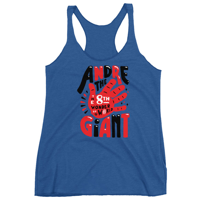Andre the Giant "8th Wonder Illustrated" Women's Racerback Tank Top