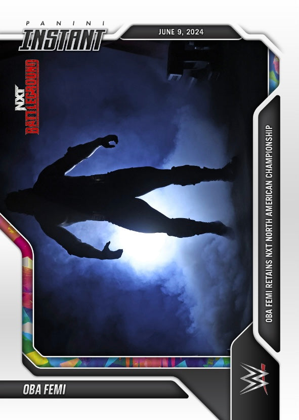 OBA Femi – OBA Femi Retains NXT North American Championship trading card PW Catalog