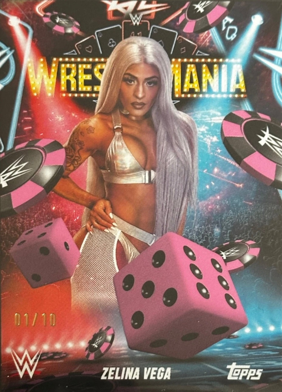Zelina Vega trading card PW Catalog