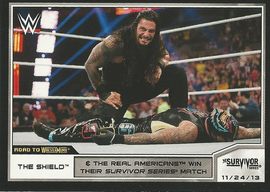 WWE Topps Road to WrestleMania 2014 Roman Reigns #58