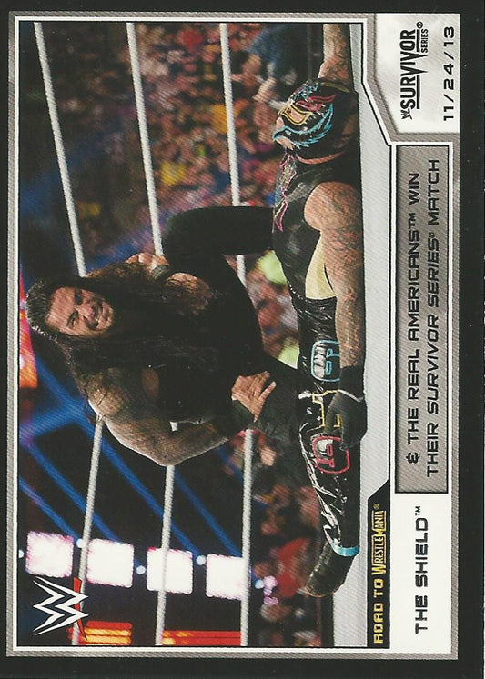 WWE Topps Road to Wrestlemania 2014 Roman Reigns #58
