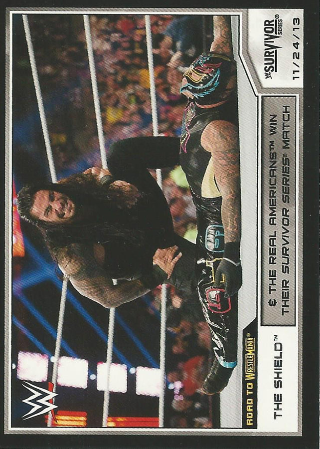 WWE Topps Road to Wrestlemania 2014 Roman Reigns #58