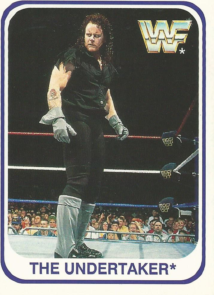 WWF Merlin 1991 Undertaker #118