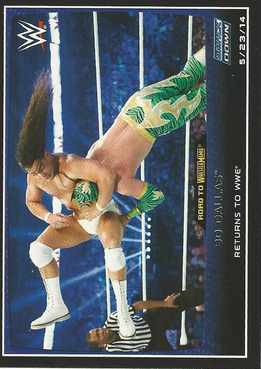 WWE Topps Road to Wrestlemania 2015 Bo Dallas #18