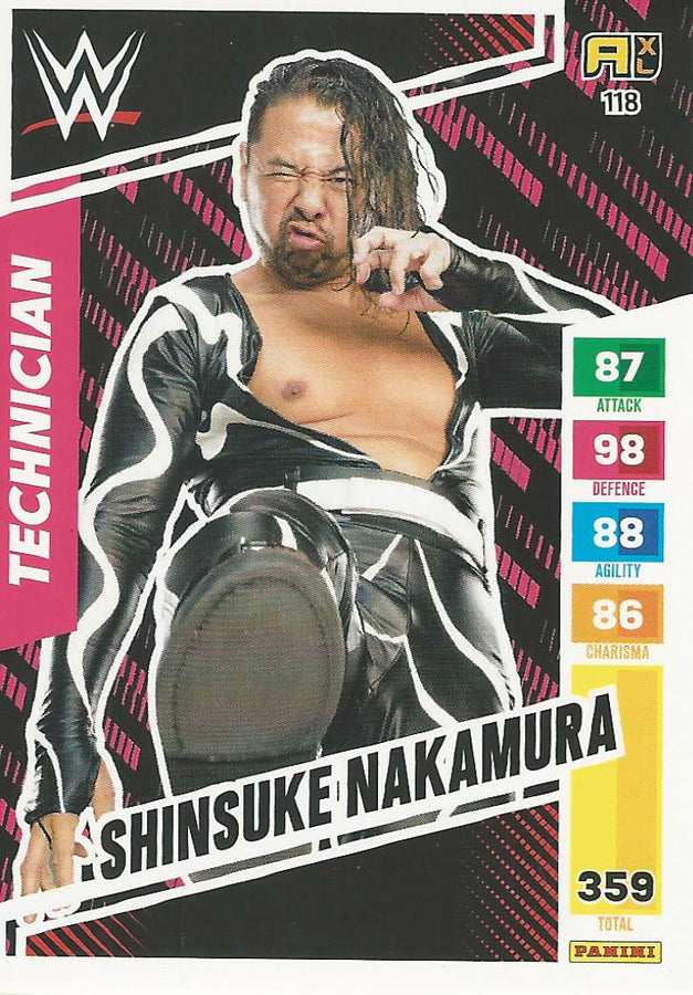 WWE Panini XL Adrenalyn 2024 Shinsuke Nakamura #118