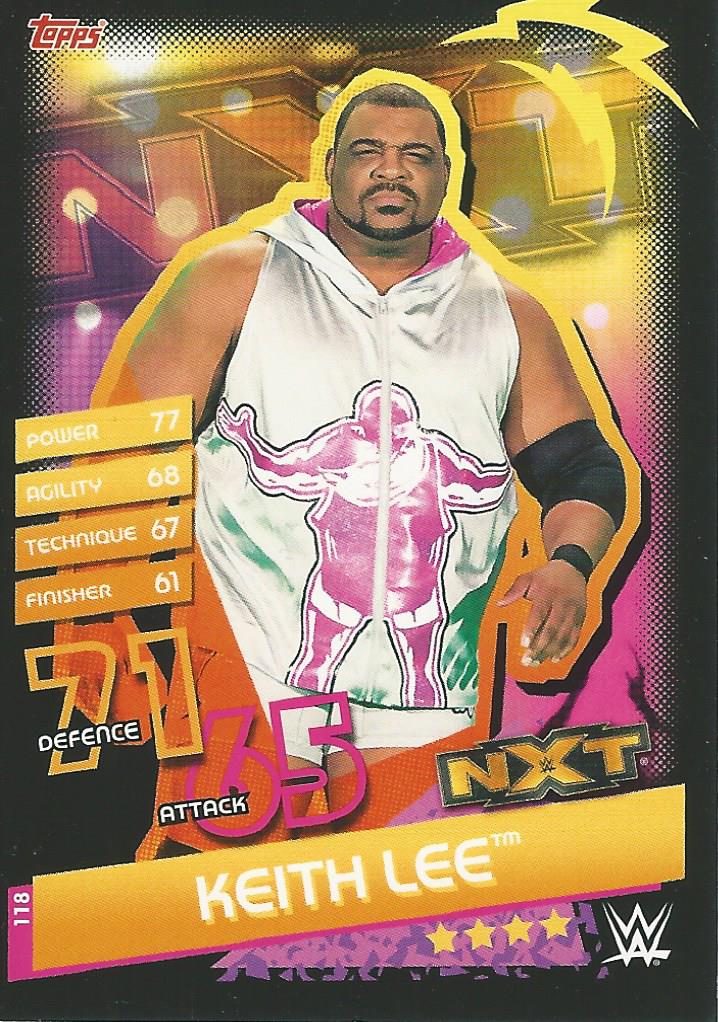 WWE Topps Slam Attax Reloaded 2020 Keith Lee #118 NXT
