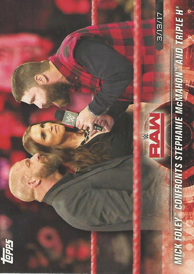 WWE Topps Road to Wrestlemania 2018 Mick Foley #18