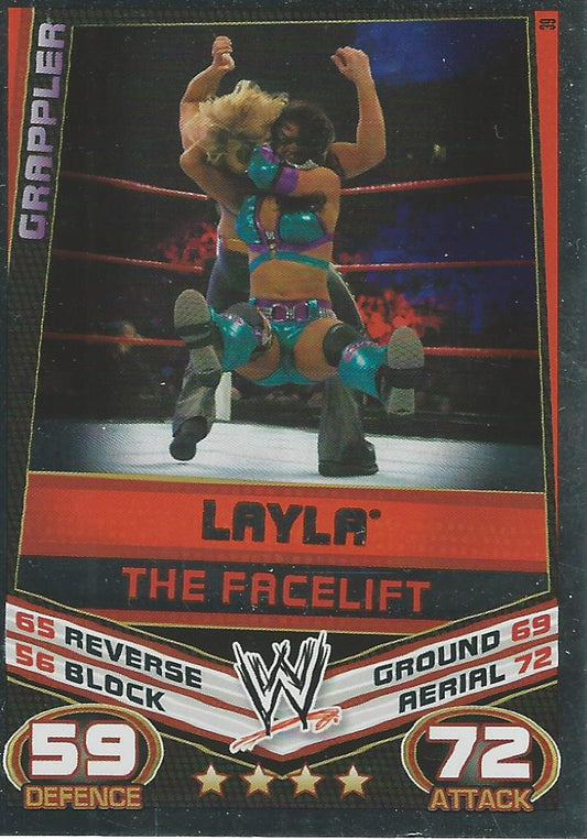 WWE Topps Slam Attax Rebellion 2012 Layla #39